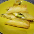 leafmama's cooksnap of when they made とろ～り☆ズッキーニとチーズの春巻き.