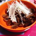 えだまめしばっ's cooksnap of when they made 砂肝のピリ辛煮！　ビールのつまみに最適.
