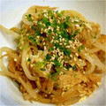 anpankirin's cooksnap of when they made 油揚げともやしの炒め煮.