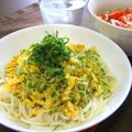 まぁじ's cooksnap of when they made ランチに♪胡瓜と卵のさっぱり冷やしうどん.
