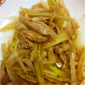 peanutsful's cooksnap of when they made ささみと長ネギのごま油和え.