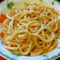 kkinococ's cooksnap of when they made ピリ辛味噌焼きうどん.