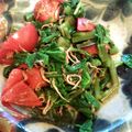 キャビィーママ's cooksnap of when they made 免疫力↑トマトとつるむらさきのポン酢合え.