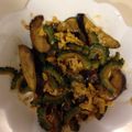 mammako's cooksnap of when they made 茄子とゴーヤの味噌炒め.