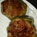 ささらんらん's cooksnap of when they made ピーマンの肉詰め照り焼き風.