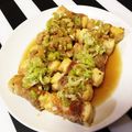 ミﾕタﾛchan's cooksnap of when they made ✩肉巻き豆腐のネギソース✩.