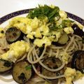 fmfm0807's cooksnap of when they made ナスのパスタ・梅と青じそ風味.