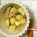 ma___111's cooksnap of when they made 簡単！ズッキーニとハムのスープ.
