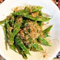 ごんだだママ's cooksnap of when they made 簡単一品☆インゲンの梅ごま和え.
