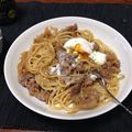 880110's cooksnap of when they made プルコギビーフパスタ。.