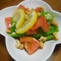 まゆみ母ちゃん's cooksnap of when they made 夏に☆オクラとプチトマトの塩レモンサラダ.