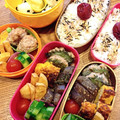 ryoko5's cooksnap of when they made ミンチとネギのたまご焼き（お弁当）.