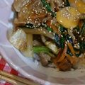 SOLARIKU's cooksnap of when they made 豚肉で＊スタミナ丼＊.