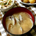 くみちょ～～'s cooksnap of when they made うちの☆あさりの味噌汁☆.