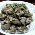 みけねこやよい's cooksnap of when they made なすと鶏ひき肉の炒め物.