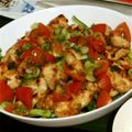 ◎ぽん◎'s cooksnap of when they made トマトでさっぱりむね肉の甘酢ソース.