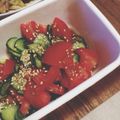 まちゃぉ's cooksnap of when they made 簡単☆トマトとキュウリの中華風サラダ.