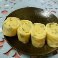 赤い電話's cooksnap of when they made おべんとうに＊しそ入り卵焼き.