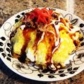 ぶ〜こ♡'s cooksnap of when they made 男が作る！お好み焼き風チャーハン.