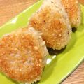 ゆう☆みさ's cooksnap of when they made 残りゴハンで☆うまうま焼おにぎり.