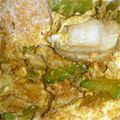 じじばばな私's cooksnap of when they made 緑と白２色ゴーヤチャンプルー　京都カフェ.
