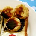 みゆwaco 's cooksnap of when they made 材料3つ！チョコバナナトースト☆.