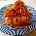 ネムネム犬's cooksnap of when they made キムチのせ豆腐.