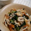 feriche's cooksnap of when they made 小松菜と鶏ひき肉の炒め煮.