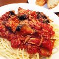 lefty_0909's cooksnap of when they made ナスと挽き肉のトマトパスタ.