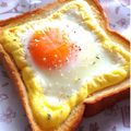 こは＊'s cooksnap of when they made 意外にメジャー?!ウチの卵トースト.