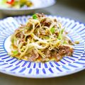 putimiko's cooksnap of when they made 牛肉ともやしでパパッと！中華炒め✿.