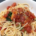 ななぅ's cooksnap of when they made シーフードのトマトソースパスタ.