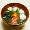 しじみごはん's cooksnap of when they made 長芋団子オクラとトマトの夏野菜スープ.