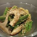 PARNELL's cooksnap of when they made おくらと椎茸のほろうま和え.
