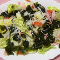 miyuki12's cooksnap of when they made **ワカメとカニカマのマヨ酢合え**.