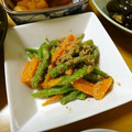 cafe-cafe's cooksnap of when they made いんげんとにんじんの塩麹ごま和え♪.