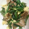 ゆちゃぷに's cooksnap of when they made ✿空芯菜と豚肉の炒め物✿.