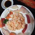 年上だーりん大学生's cooksnap of when they made ♡ ピンクのハートの海鮮寿司 ♡.
