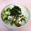 龍青空ママ's cooksnap of when they made さんま缶とアボカドで☆お手軽丼♪.