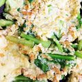 むーにんママ's cooksnap of when they made ナイスコラボ！！小松菜とチーズのチヂミ☆.