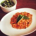 みなみるきー's cooksnap of when they made トマトジュースでバジルとトマトのリゾット.