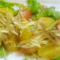 よぴよっぴ's cooksnap of when they made 冷え冷えで！トマトとミョウガのぽん酢和え.