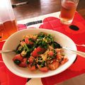 an_mama♩'s cooksnap of when they made トマトとほうれん草のレモン塩パスタ.