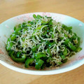 knasy's cooksnap of when they made ちりめんじゃことピーマンの炒め.