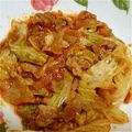 agak's cooksnap of when they made 簡単☆豚肉とキャベツの豆板醤炒め.