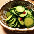 メトロの風が好き's cooksnap of when they made きゅうりのピリ辛一夜漬け.
