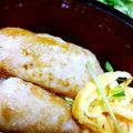 ルリルリオ's cooksnap of when they made 木綿豆腐で生姜焼きのタレ豚肉巻き～♪.