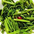 エコズキッチン's cooksnap of when they made 空芯菜（クウシンサイ）の炒め物.