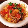 グランドフォークス's cooksnap of when they made 海老とあさりの贅沢トマトクリームパスタ.