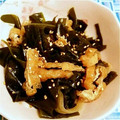 ちびまるうさ's cooksnap of when they made わかめと油揚げのササッと炒め煮.